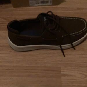 Boys size 6 Sperry convoy dark brown